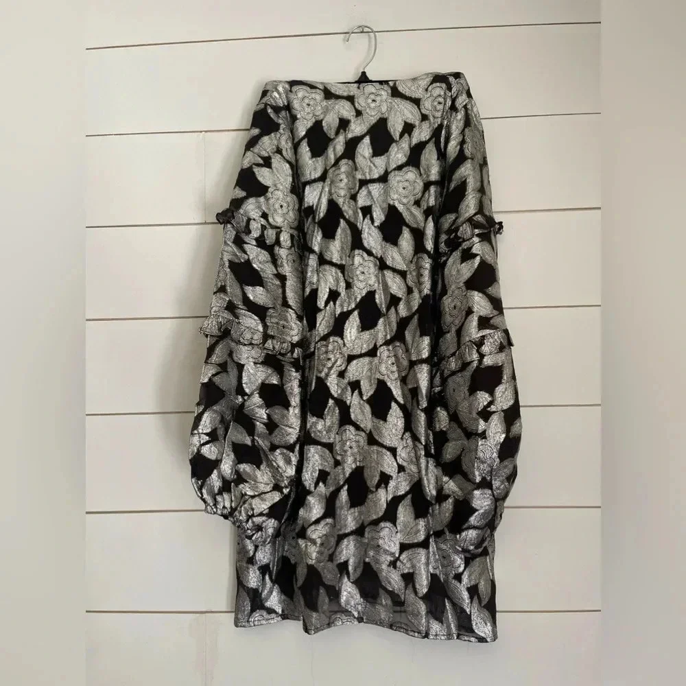 NWOT Jen's Pirate Booty/Free People Rising Star Metallic Mini Dress XS
